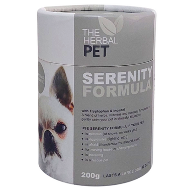 Serenity Formula Herbal Pet for anxious animals