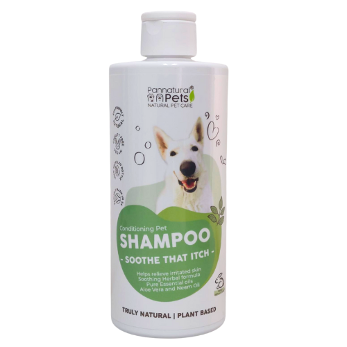 Dog shampoo sales to relieve itching