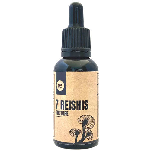 Tincture containing 7 species of Reishi to enhance health and wellness