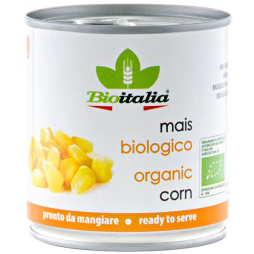 Bio Italia Organic Corn (150g) ready to use, no added sugar, GMO-free and vegan