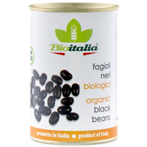 Organic black beans 400g