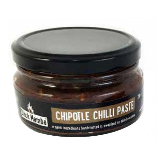 Black Mamba Chipotle Chilli Paste has medium heat and adds heaps of flavour for a smokey Mexican twist
