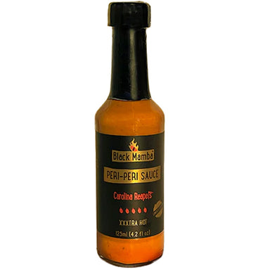 XXXtra Hot Peri-Peri Chilli Sauce with 'Carolina reaper' pepper the hottest chillies on earth harvested in Eswatini!