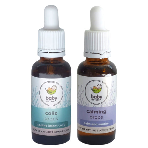 Baby Colic Natural Remedy: Calming Drops and Colic Drops, 100% homeopathic duo for safely and effectively soothing and relieving painful spasms related to colic