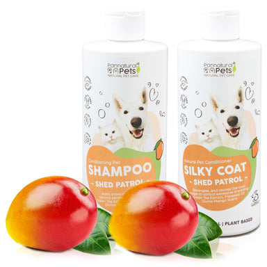 Combo: Shed Patrol Mango Pet Conditioner + Shed Patrol Mango Pet Shampoo (SAVE 10%)