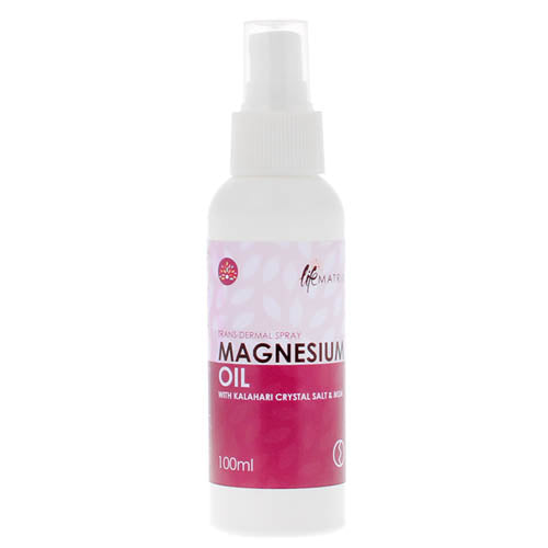 Lifematrix Magnesium Oil Trans-Dermal Spray to relieve tired muscles and prevent spasms!