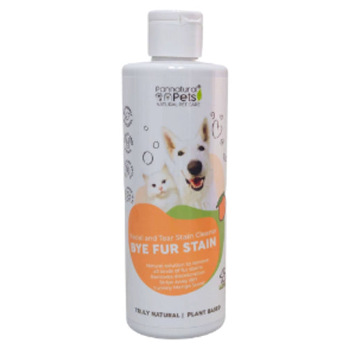 All natural Bye Fur Stain (Pet Facial & Tear Stain Cleaner) from Natura Pet