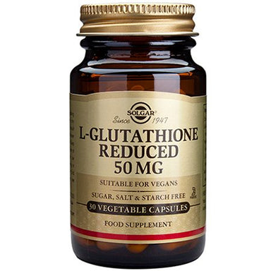 Fight free radicals with powerful L-Glutathione Reduced 50mg (60 vegetable capsules)